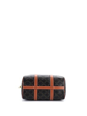 Céline Boston Bag Triomphe Coated Canvas Medium (view 2)