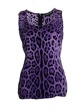 Dolce & Gabbana Dolce &amp; Gabbana, sleeveless leopard printed top (view 1)