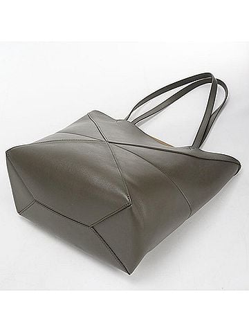 Loewe LOEWE Puzzlefold Tote Bag for Women, Gray (view 2)