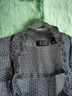 A.n.a Print Black White Long Sleeve Blouse Size XL - photo 3