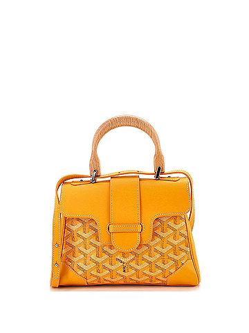 Goyard Saigon Top Handle Bag Coated Canvas with Leather Mini (view 1)