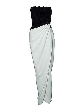 Max Mara Max Mara, Maxi dress in white with floral bustier (view 1)