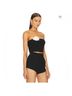 Amanda Uprichard 100% Polyester Black Ivory Tube Top Size S - photo 3