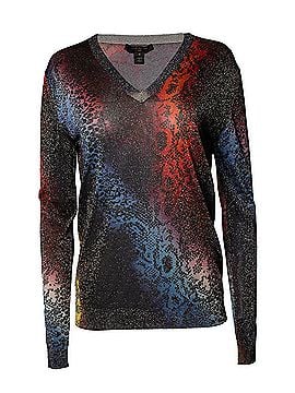 Louis Vuitton Louis Vuitton, lurex sweater with python print (view 1)
