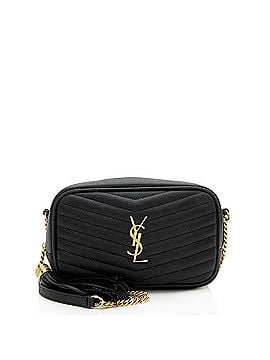 Saint Laurent Saint Laurent Matelasse Grain de Poudre Monogram Lou Mini Camera Bag (view 1)