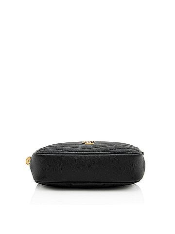Saint Laurent Saint Laurent Matelasse Grain de Poudre Monogram Lou Mini Camera Bag (view 2)