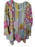 Atelier Floral Multi Color 3/4 Sleeve Top Size XL - photo 1