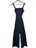 STAUD 67% Polyester 29% Viscose 4% Elastine 100% Polyester Stripes Black Jumpsuit Size 0 - photo 2