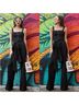 STAUD 67% Polyester 29% Viscose 4% Elastine 100% Polyester Stripes Black Jumpsuit Size 0 - photo 5