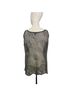 Escada 100% Viscose Floral Black Sleeveless Top Size L - photo 2