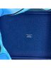 Hermès 100% Leather Blue Picotin Lock Bag Clemence PM One size - photo 5