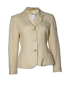 Céline Celine, yellow tweed blazer (view 1)