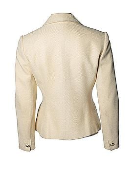 Céline Celine, yellow tweed blazer (view 2)