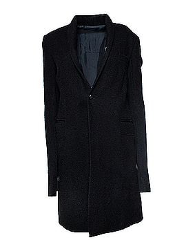 Rick Owens Rick Owens, Black wool minimalist overcoat (view 1)
