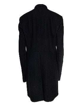 Rick Owens Rick Owens, Black wool minimalist overcoat (view 2)