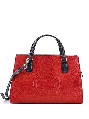Gucci Soho Convertible Top Handle Satchel Leather Medium (view 1)