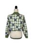 Madeline Floral Green White Purple Shrug Size S - photo 2