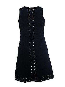 Saint Laurent Saint Laurent, studded sleeveless mini dress (view 1)