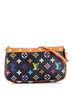 Louis Vuitton 100% Coatead Canvas Black Multi Color Pochette Accessoires Monogram Multicolor One size - photo 1