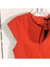 Zara Solid Orange Cocktail Dress Size S - photo 8