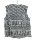 Tribal Floral Blue White Sleeveless Blouse Size XXL - photo 1