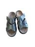 Vionic 100% Leather Solid Gold Black Gray Sandals Size 7 - photo 2