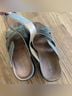 Vionic 100% Leather Solid Gold Black Gray Sandals Size 7 - photo 5