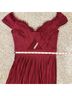 ASOS 95% Polyester 5% Elastane 100% Polyamide Print Burgundy Cocktail Dress Size 2 - photo 9