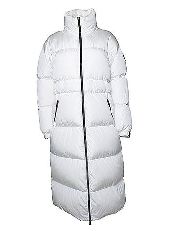 Moncler Moncler, Quilted puffer coat in white (view 1)