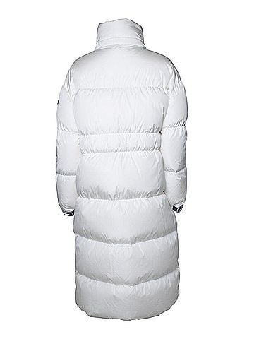Moncler Moncler, Quilted puffer coat in white (view 2)