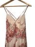 Intermix 100% Silk Floral Ivory Red Blue Cocktail Dress Size 6 - photo 7