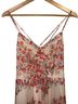 Intermix 100% Silk Floral Ivory Red Blue Cocktail Dress Size 6 - photo 4