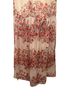 Intermix 100% Silk Floral Ivory Red Blue Cocktail Dress Size 6 - photo 8
