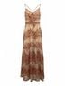 Intermix 100% Silk Floral Ivory Red Blue Cocktail Dress Size 6 - photo 3