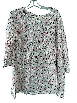 Paper Lace Long Sleeve Blouse (view 1)