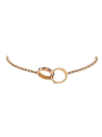Cartier Love Interlocking Bracelet 18K Rose Gold (view 1)