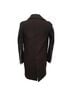 Givenchy 100% Wool Tan Givenchy Double-Breasted Coat in Brown Wool Size 4 - photo 3