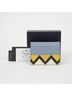 Prada 100% Leather Multi Color Metal Logo Compact Wallet One size - photo 1