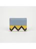 Prada 100% Leather Multi Color Metal Logo Compact Wallet One size - photo 3