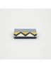 Prada 100% Leather Multi Color Metal Logo Compact Wallet One size - photo 6