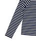 J.Crew Stripes Blue White Long Sleeve Top Size L - photo 4