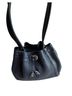 Cole Haan Black Blue Leather Bucket Bag One size - photo 1