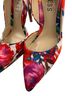 Guess Floral Multi Color Heels Size 7 - photo 3