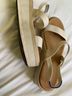 ROTHY'S Tan Ivory White Wedges Size 11 - photo 5