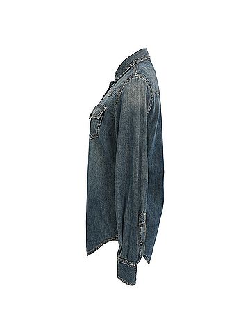 Saint Laurent Saint Laurent Western Shirt in Light Blue Denim (view 2)
