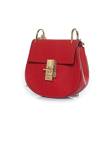 Chloé Chloé drew bag in red leather (view 1)
