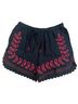 Zara Black Red Shorts Size XS - photo 1
