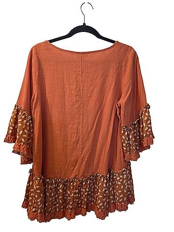 Umgee 3/4 Sleeve Blouse (view 2)