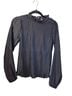 Easel 100% Polyester Blue Long Sleeve Blouse Size L - photo 1