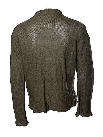 Dries Van Noten Dries van Noten, green ruffled cardigan (view 2)